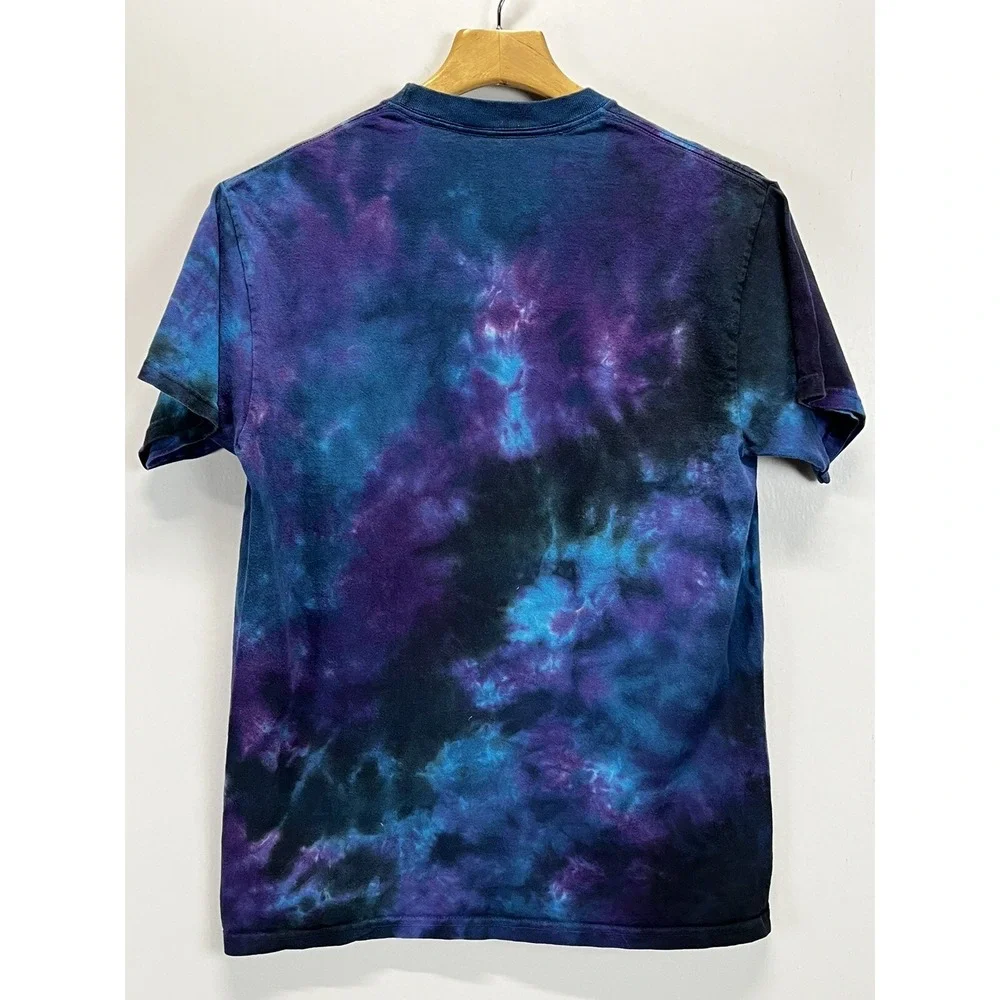Grateful Dead Mystical Stealie SYF Liquid Blue Tye-Dye T-shirt Medium Men's GUC